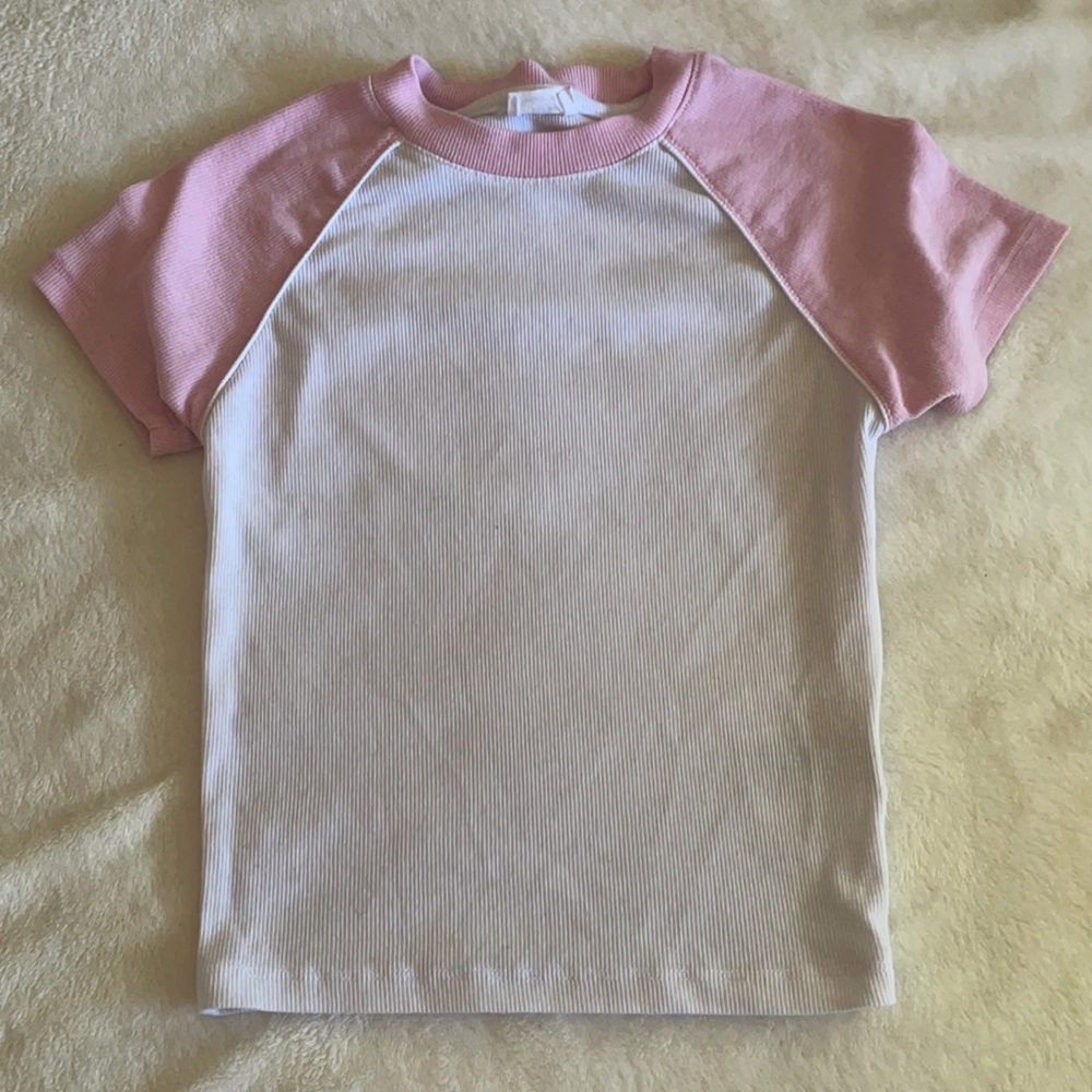 Pink Baseball Tee